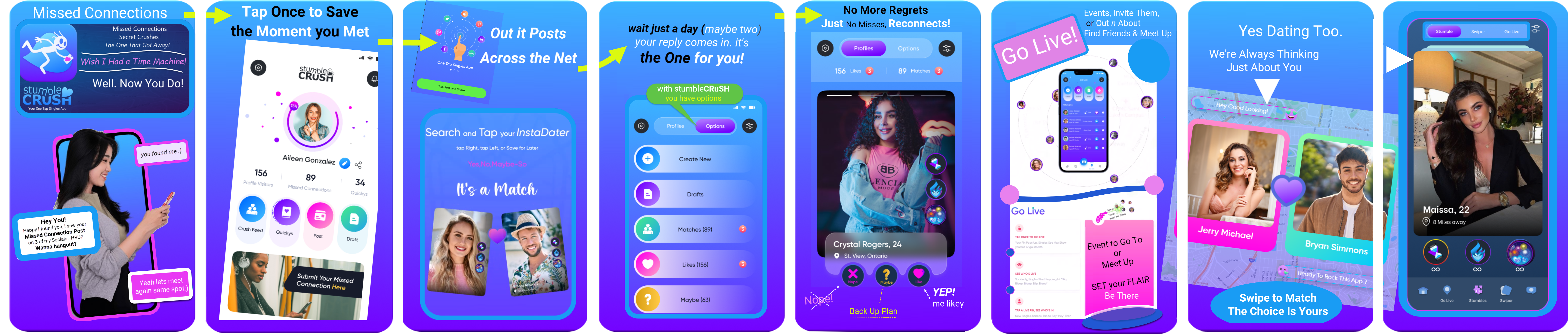 StumbleCrush App Features